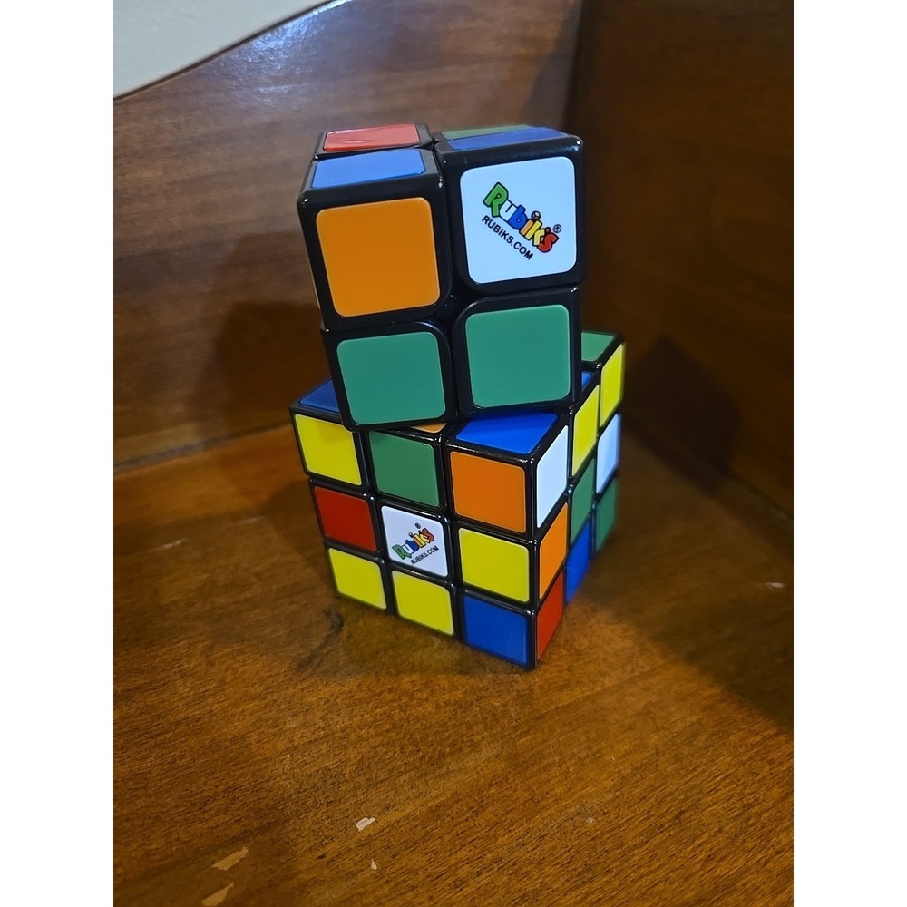 Rubiks Cube Lot Of 2 - 3x3 & 2x2 - Good Used Condition